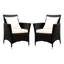 Chaise de patio avec coussin Derby-19197095