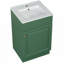Meuble-lavabo 20 po avec lavabo en céramique, tablette réglable-1047563949