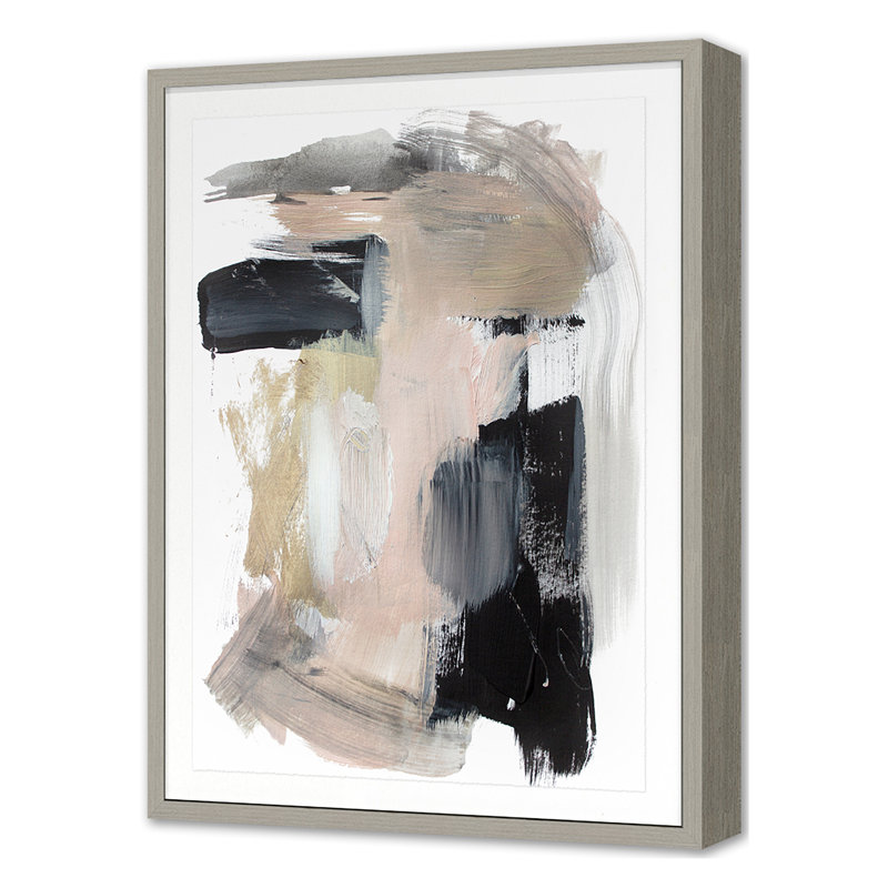 Subtle Gestures 2 Print by Bainbridge, Hope, Gray Single Picture Framed, 30'' H x 22'' W