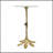 14x14x23.6" Leafy Branch Side Table