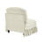 Armless Sofa Chenille W/1 Pillow -Beige+White-460206724