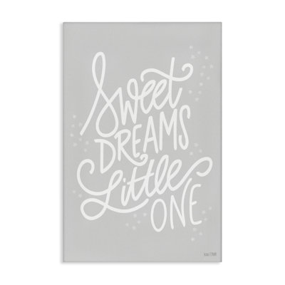 Sweet Dreams Little One Canvas Wall Art by House Fenway