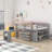 Fynnley Kids Full Loft Bed with Drawers-675852190
