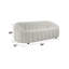 Canapé en sherpa blanc Teddy