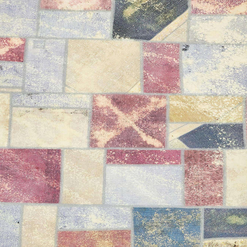 Abstract Indoor Rug, Square 6'