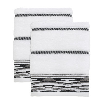 Nicole Miller Sydney 100% Cotton Midweight Jacquard Hand Towel