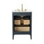 Meuble-lavabo simple 24 po avec plateau en pierre reconstituée Bilroy-790679710