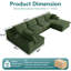Canapé modulaire 135,4 po Cloud Couch-129468537