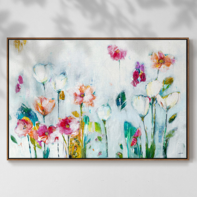 Rappelant le temps - reproduction sur toile tendue, H 25 po x l 37 po x P 2 po, Toile encadrée noyer flottant