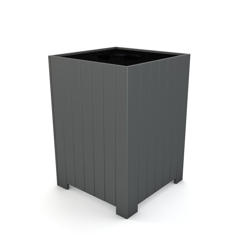 Réceptacle carré standard, Gris, 32