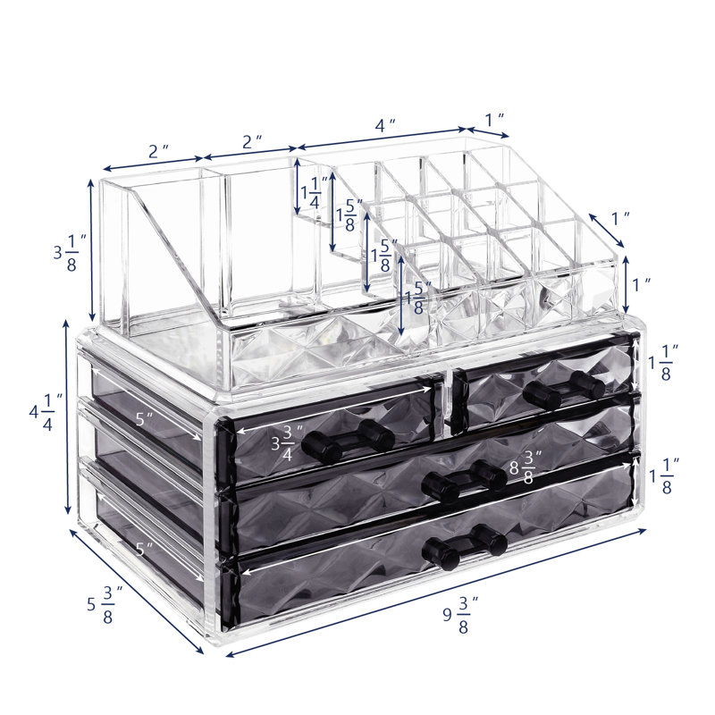 Decorative Box, Clear Black
