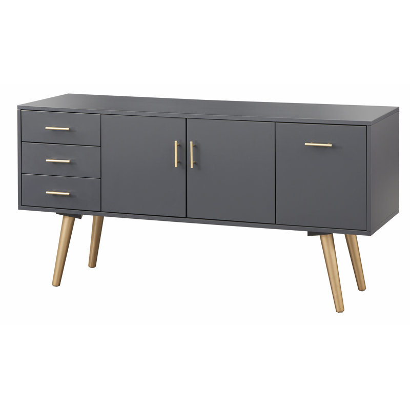 Hoai 56'' Sideboard, Charcoal Gray