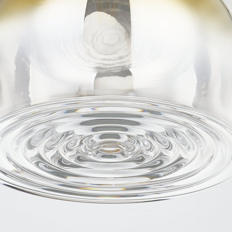 Beryl 1-Light Dome Pendant, 15.25" H x 11.75" W x 11.75" D