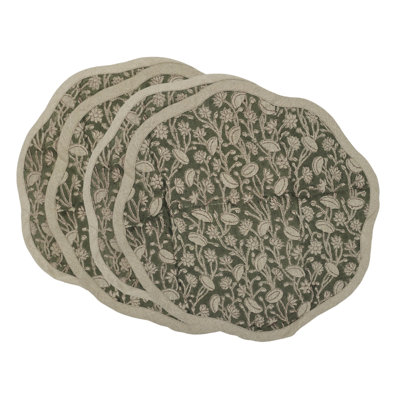 Napperons festonnés éthériques 15 "Fabcline - Pishta
