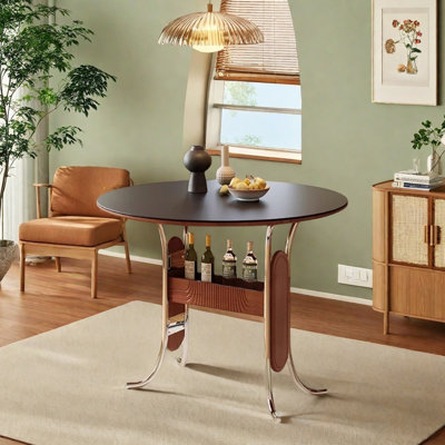 Exquisite durable round table with creative design