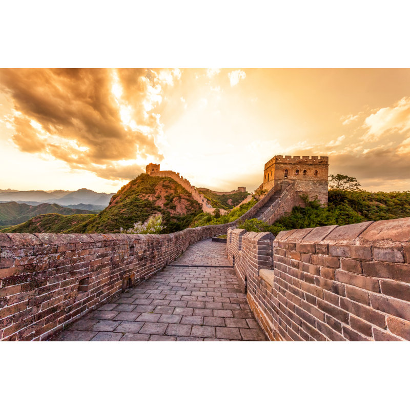 The Great Wall Of China by Zhudifeng - Wrapped Canvas Print, 30cm H x 46cm W