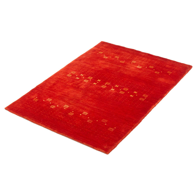 Kashkuli Gabbeh Red Rug 4'4" x 6'5"