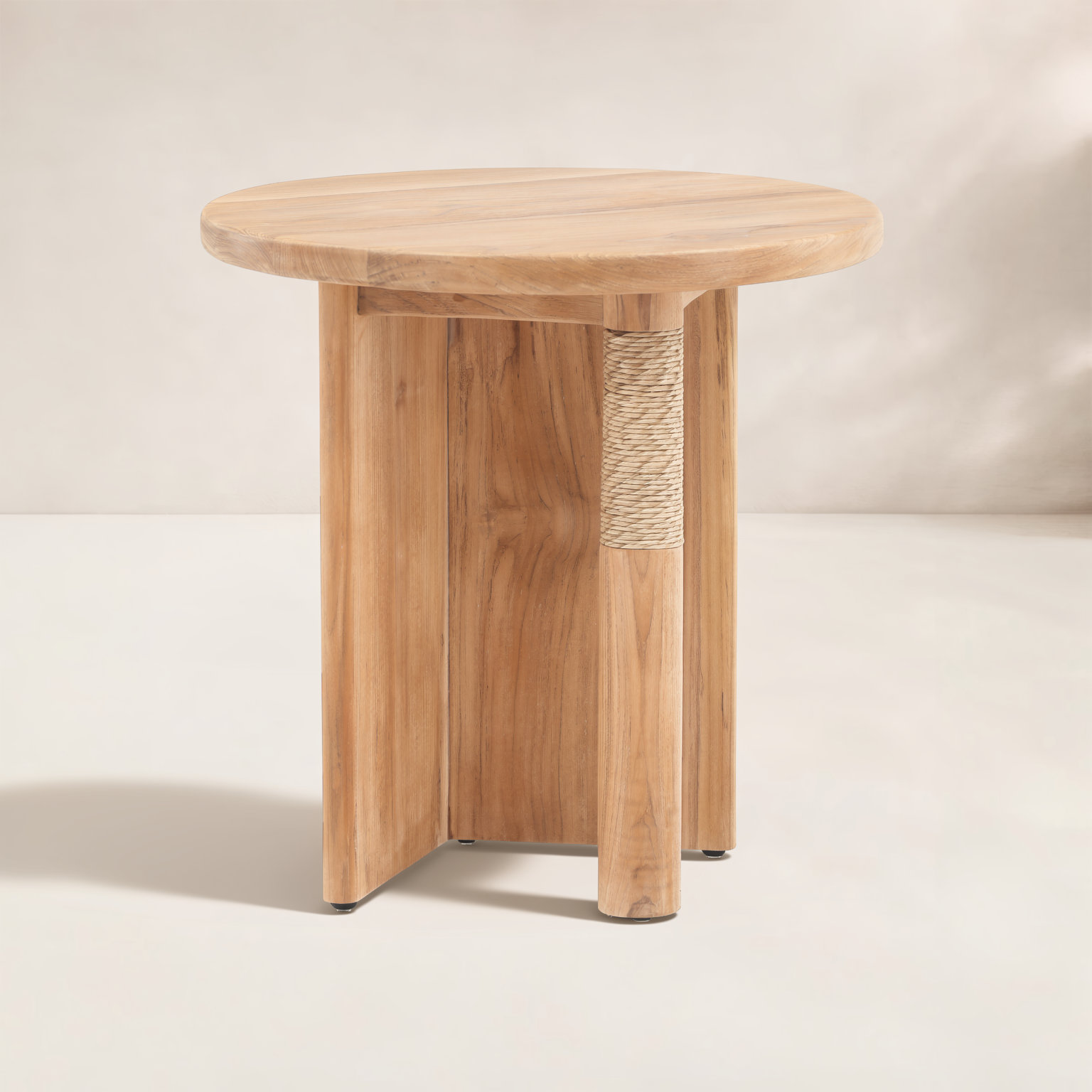 19.68'' Teak Outdoor Side Table