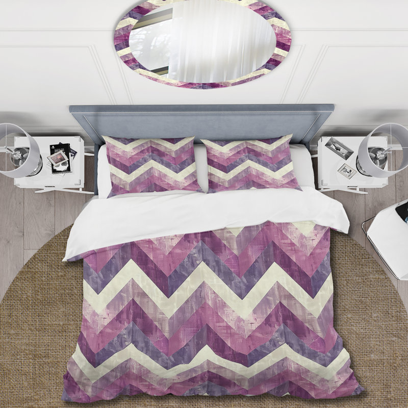 Ensemble de housse de couette Mid-Century, Housse de couette simple + 2 taies décoratives st