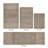 Granada Premium 100% Cotton 2155 GSM 4-Piece Bath Rug Set, OEKO-TEX® Certified, Non-Slip Spray Latex Backing, Plush Tufted, Super Absorbent, Machine Washable Bathroom Rugs for Bathroom, Shower, Tub & Vanity, Beige-2028280117-2067894058