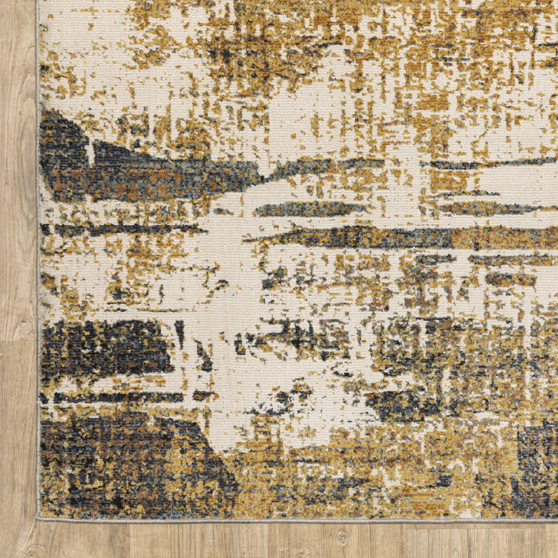 Belinda Abstract Indoor Rug, Rectangle 3'3" x 5'