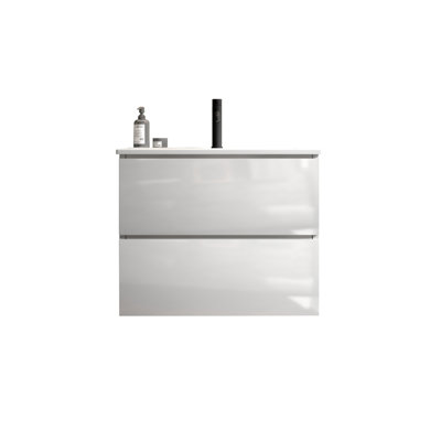 Wall Mounted Bathroom Vanity With Advanced Features For Stylish And Practical Use