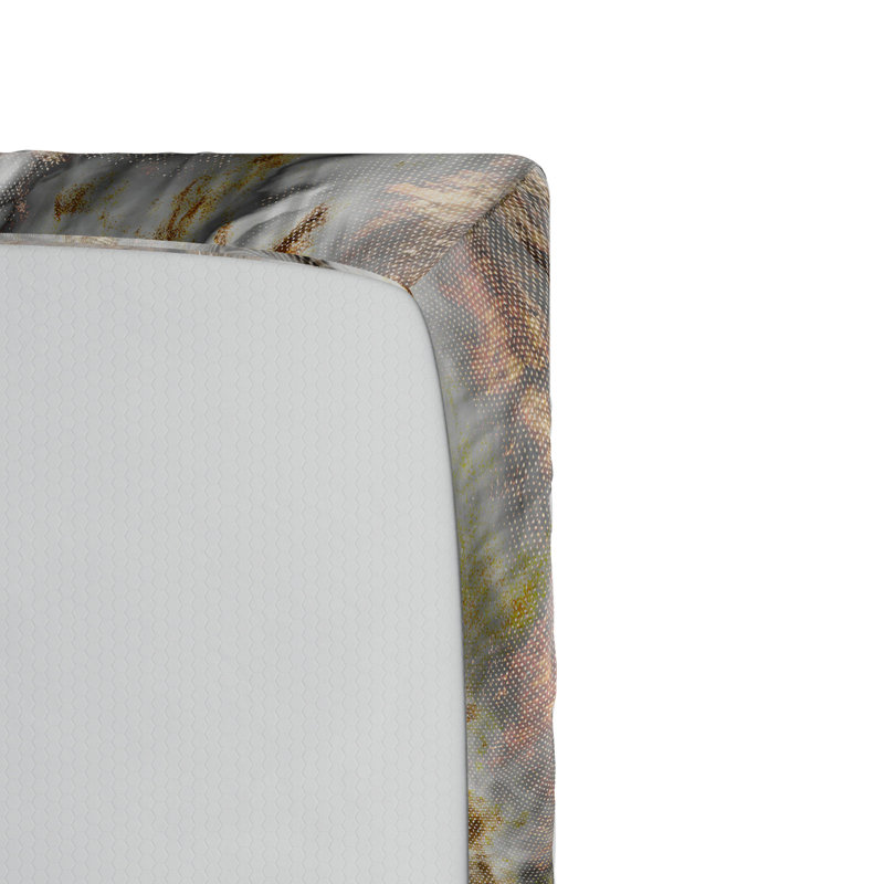 Microfiber Abstract Fitted Sheet, Full Fitted Sheet