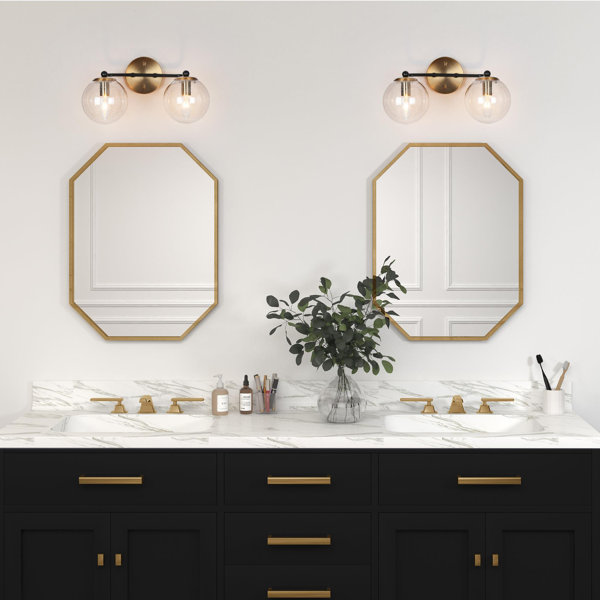 Everly Quinn Mansurah 2 - Light Dimmable Vanity Light | Wayfair