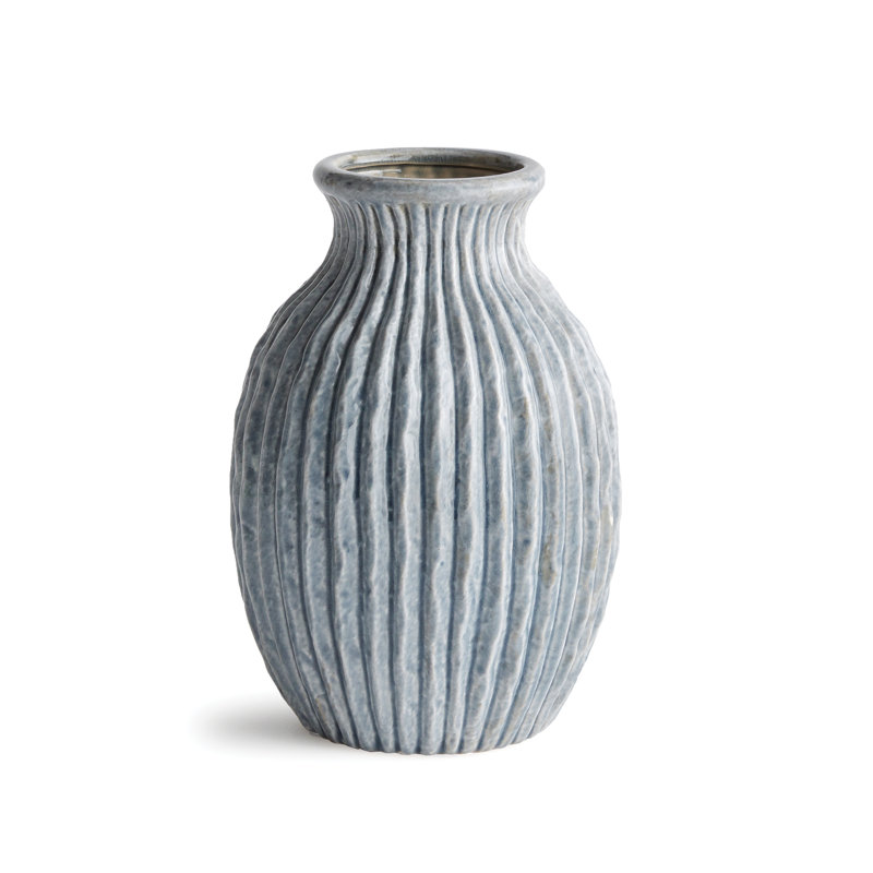 Dondi Handmade Clay Table Vase, 11" H x 7.50" W x 7.50" D
