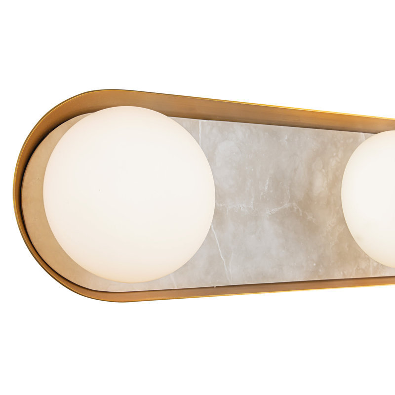 Alonso 3 - Light Bath Bar, Vintage Brass