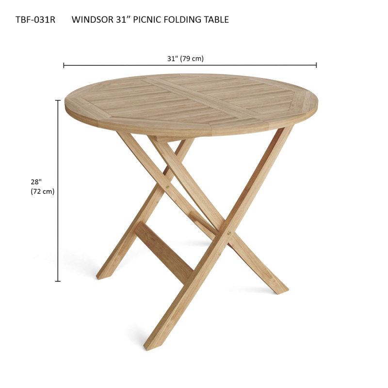 Griselle Outdoor 3 - Piece Teak Bistro Set