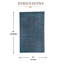 Tapis tissé à la main | Tapis moderne en laine | Tapis bleu sarcelle foncé 8 mm-1204634568