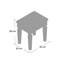 Kanye Solid Wood Accent Stool