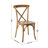 Arquit Stackable Cross-Back Wooden Bistro Chair-125313782-125324606