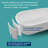 Forma 67'' Freestanding Soaking Bathtub Solid Surface Soaking Tubs in Matte White