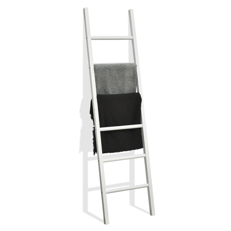 Échelle de couverture en bois 6 pi, Blanc