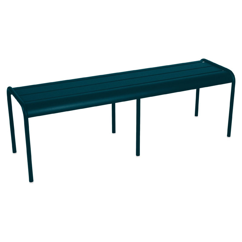 Banc de pique-nique 100% aluminium Luxembourg, Bleu Acapulco