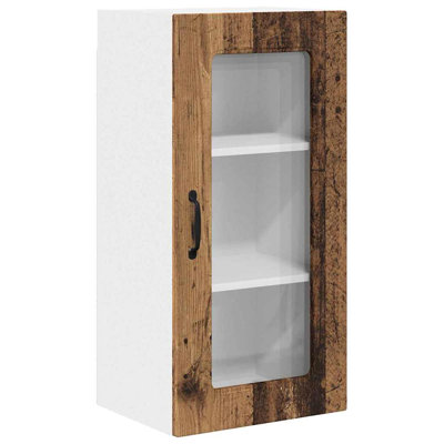 Vidaxl Kitchen Wall Cabinet Black 40 X 31 X 80 Cm Engineered Wood