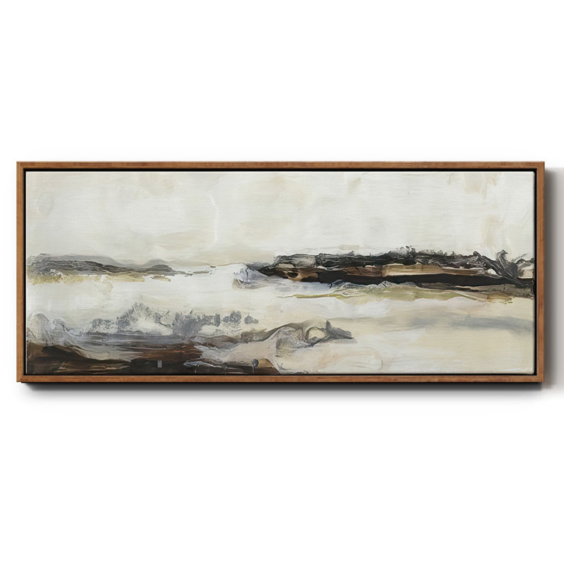 Joyful Horizon II- Framed Canvas, H 12 po x l 30 po