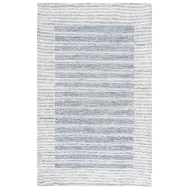Pine 304 Hand Tufted Wool Pile Striped Rug, Runner 2'3" x 8'