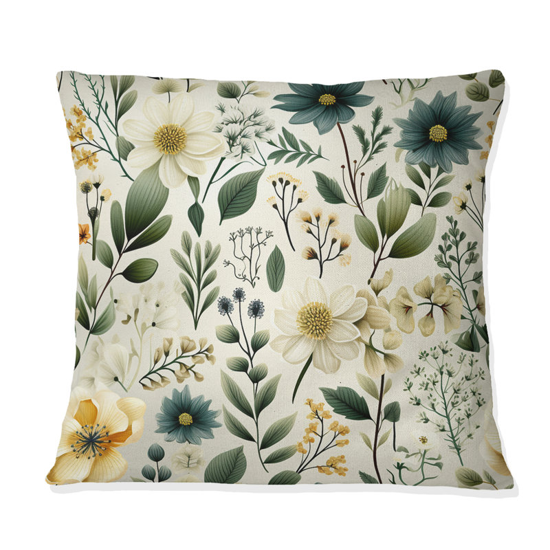 Coussin décoratif Botanical Wanderlust, H 16 po x l 16 po