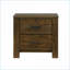 Table de chevet 2 tiroirs Rustic Wire