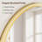 Round Bathroom Mirror with Tempered Glass-220341412-220341415