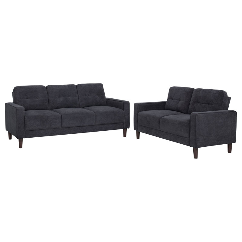 Ensemble de canapés 2 pièces Bowen II, Gris, 2 Pieces: Sofa, Loveseat