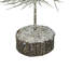 Green Tree With Frost - Set of 3 - 5"Dia. x 12" - White/Brown