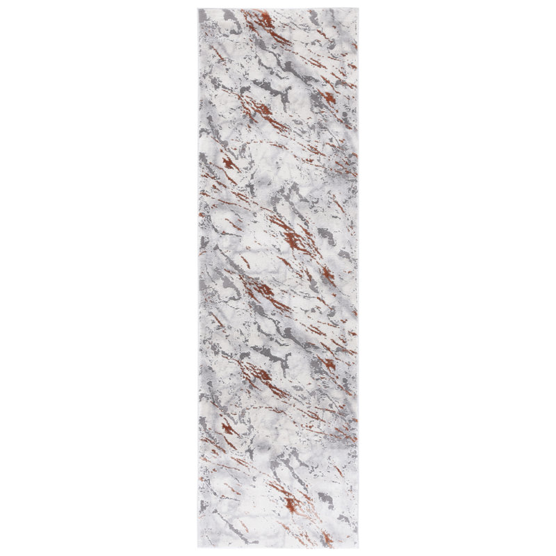Tapis abstrait Craft Performance, Tapis de couloir 2 pi 3 po x 8 pi