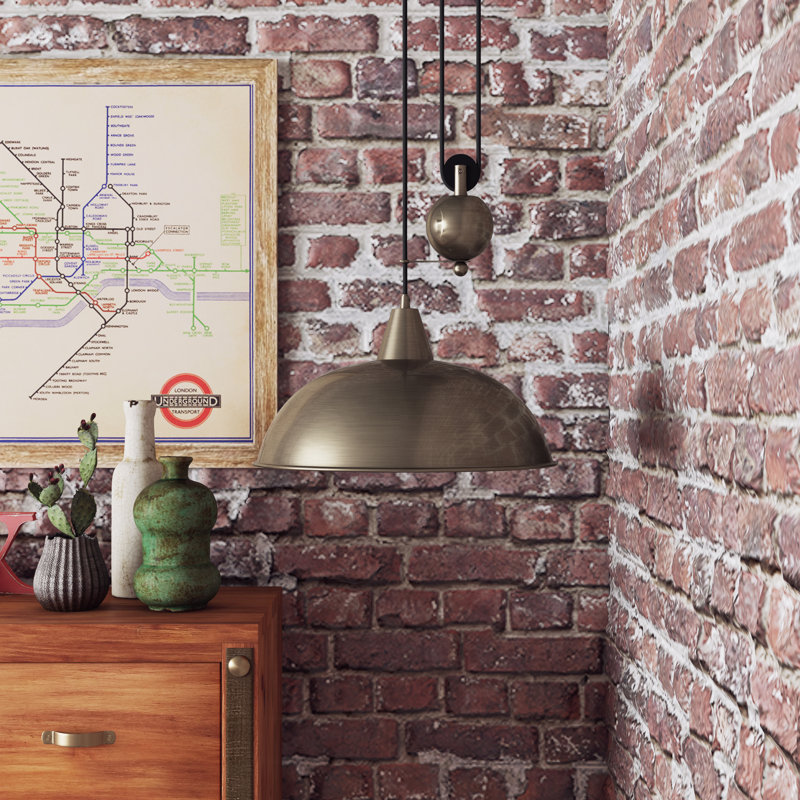 Century 1 - Light Dome Pendant, Antique Brass