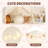 Large Kids Teepee Tent with Star Lights & Flags - Indoor Toddler Playhouse for Boys & Girls | Canopy for Playroom, Bedroom - Perfect Gift Toy (Cream)-124507894-124507897