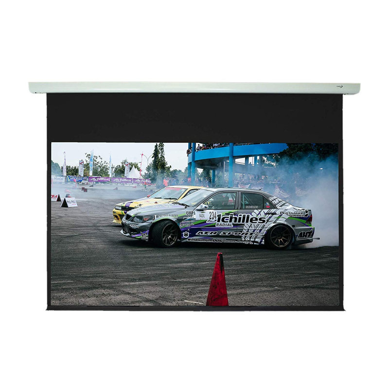 Écran de projecteur mural / de plafond électrique Elununa Luna, Diagonale 92 po ( 45 po x 80 po)