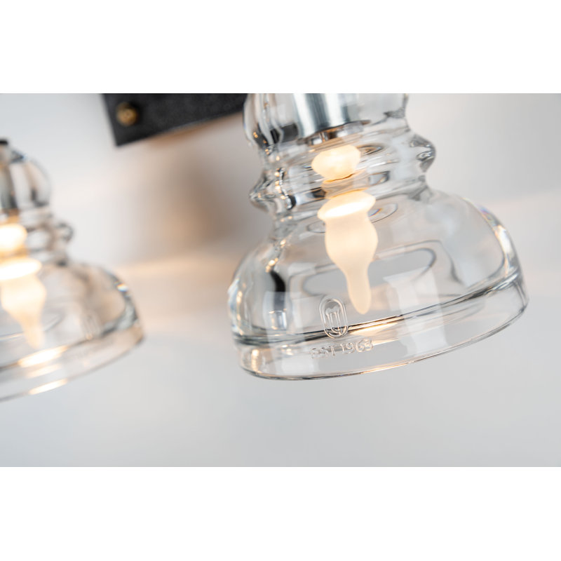 Menlo Park 3 Light Vanity Light, Old Silver
